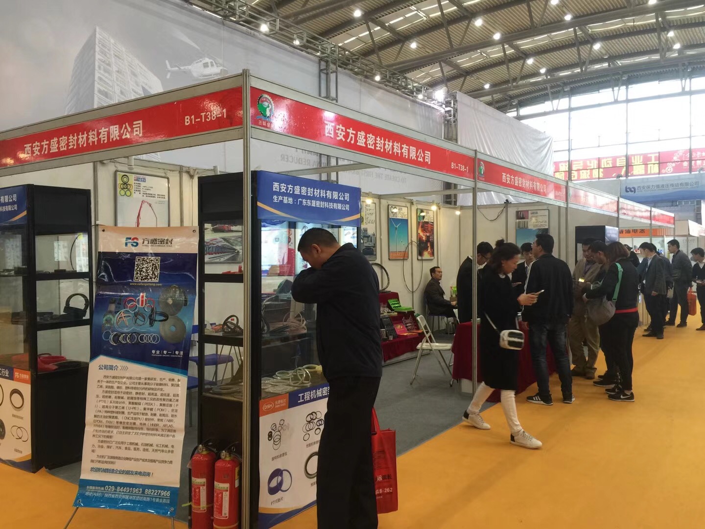 愛密特密封件公司：中國（西安）國際密封工業(yè)技術(shù)展覽會(huì)現(xiàn)場(chǎng)