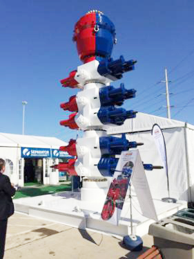 17采油必備的利器之一，可以用愛密特密封泛塞封的大型防噴器！